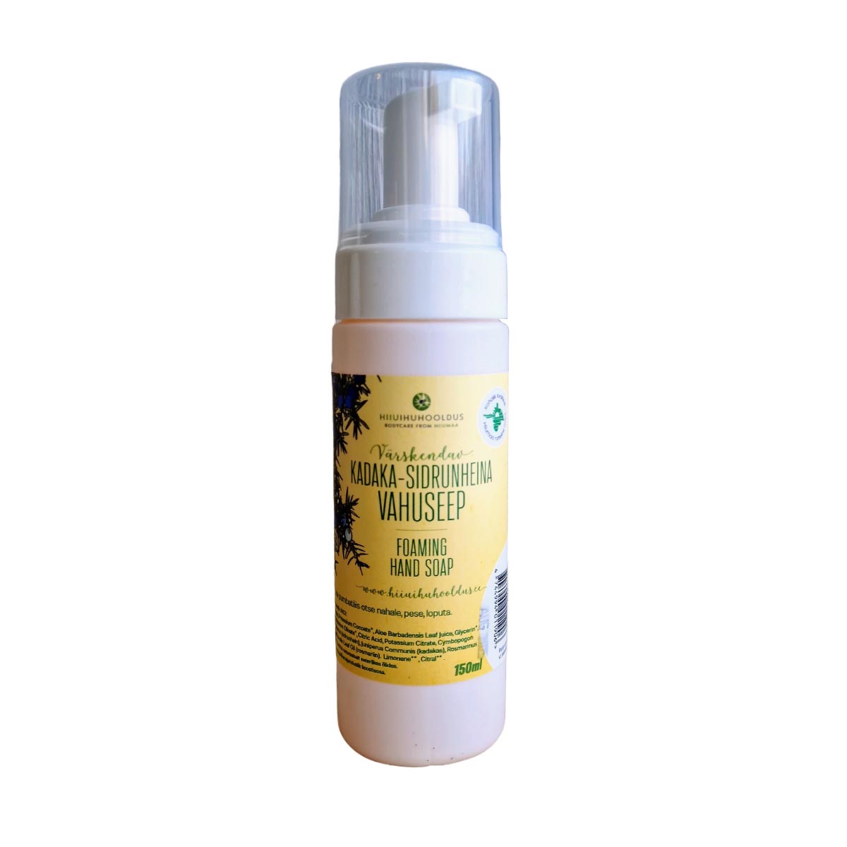 Kadaka-sidrunheina vahuseep 150ml