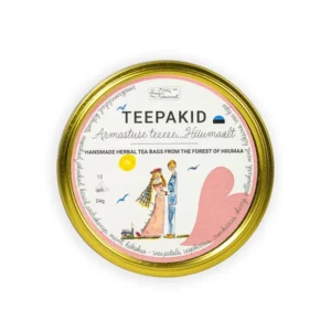 Kinkekomplekt: 4 kuldset teekarpi