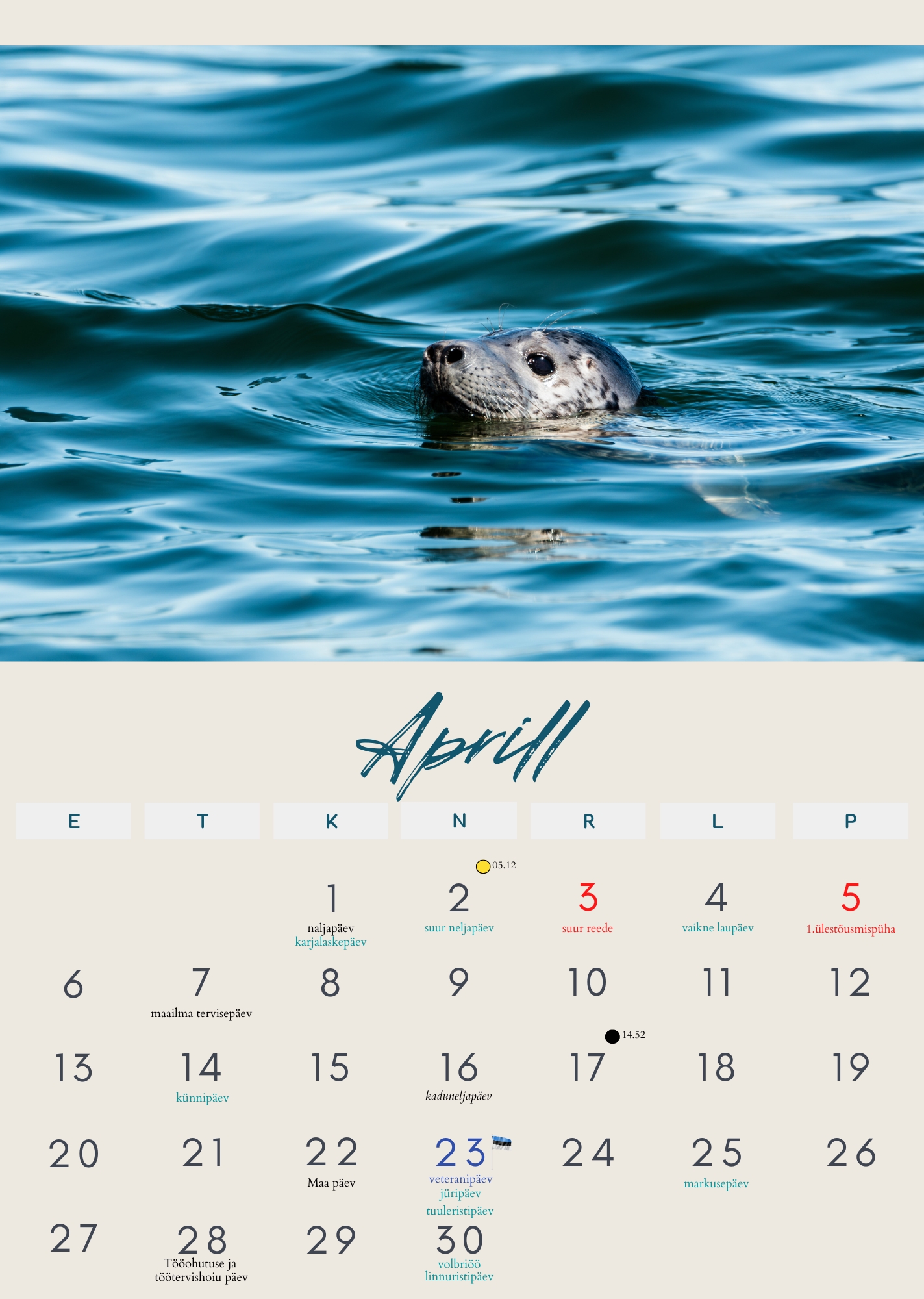 Loomade kalender 2026