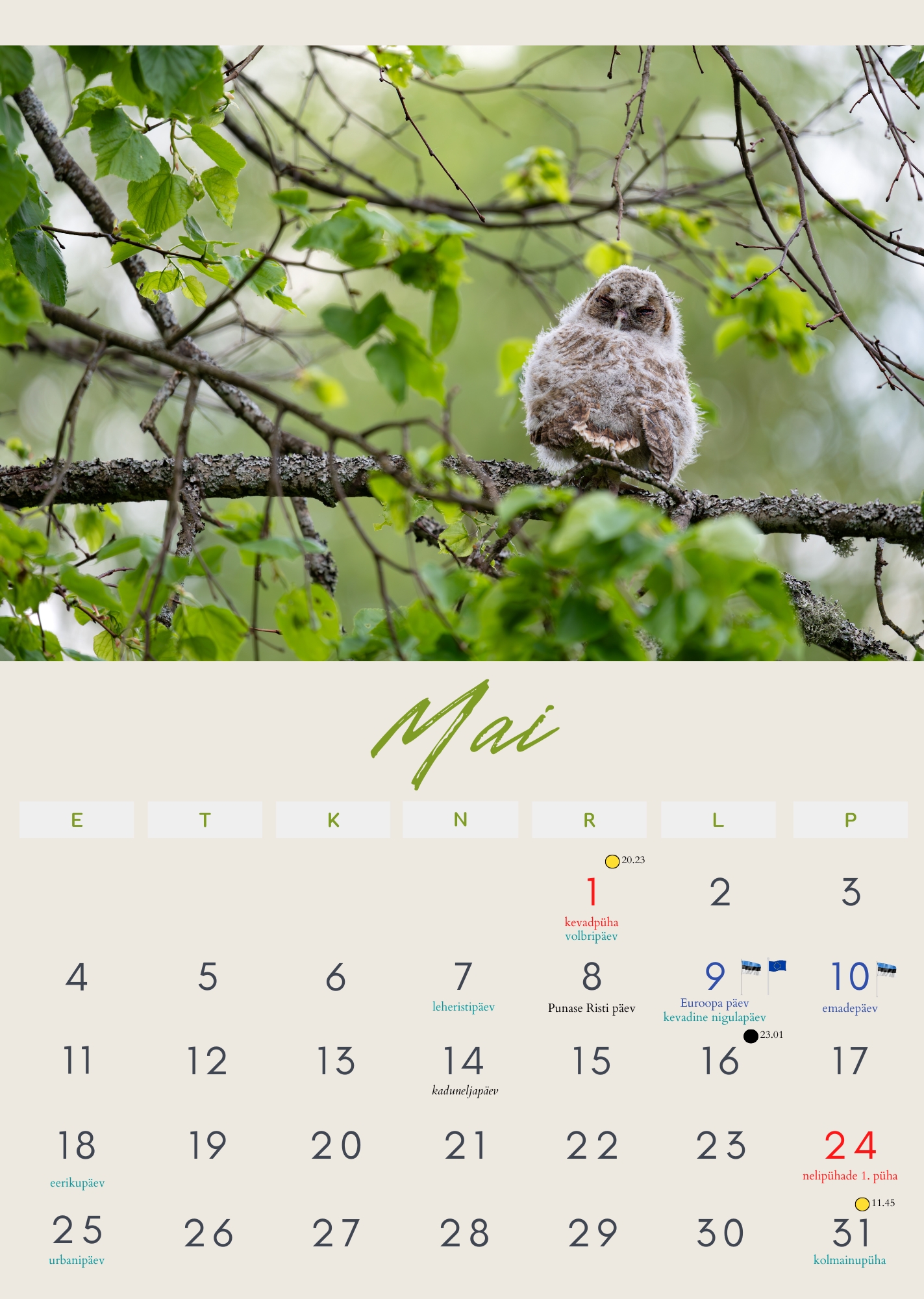 Loomade kalender 2026