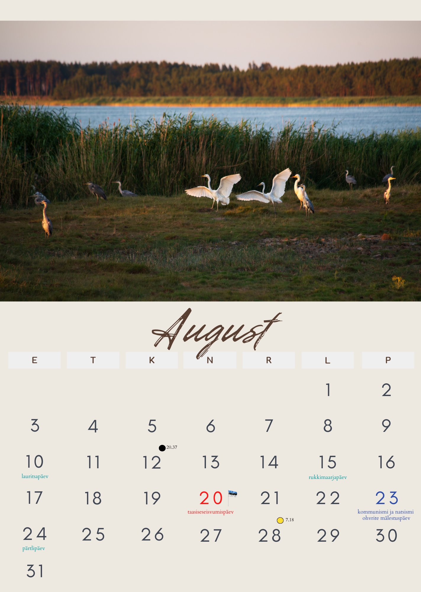 Loomade kalender 2026