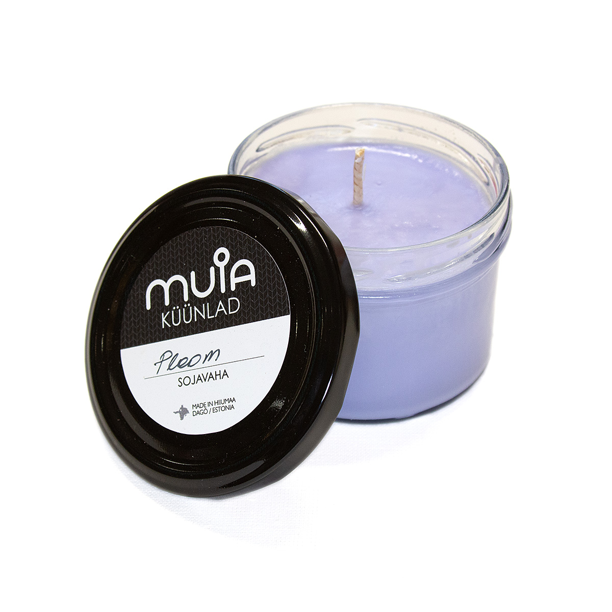 MUIA sojavaha küünal, Ploom+ingver